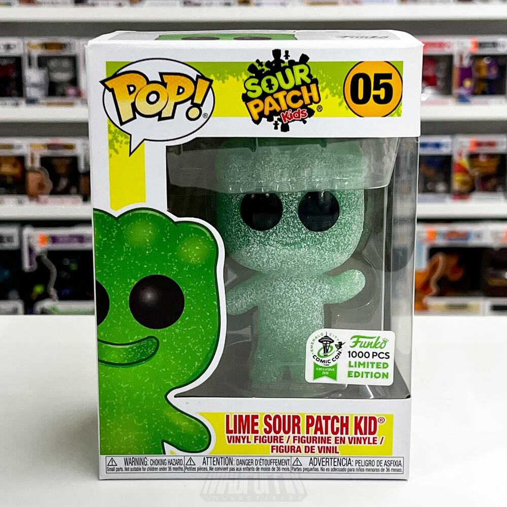 Funko Pop Lime Sour Patch Kid 05 ECCC 2024 Emerald City Comic Con 1000 PCS Candy